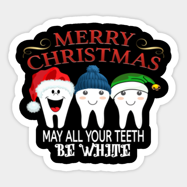 Funny Dentist Teeth Christmas Costume Dental Tooth Funny Tooth T Shirt Christmas T 